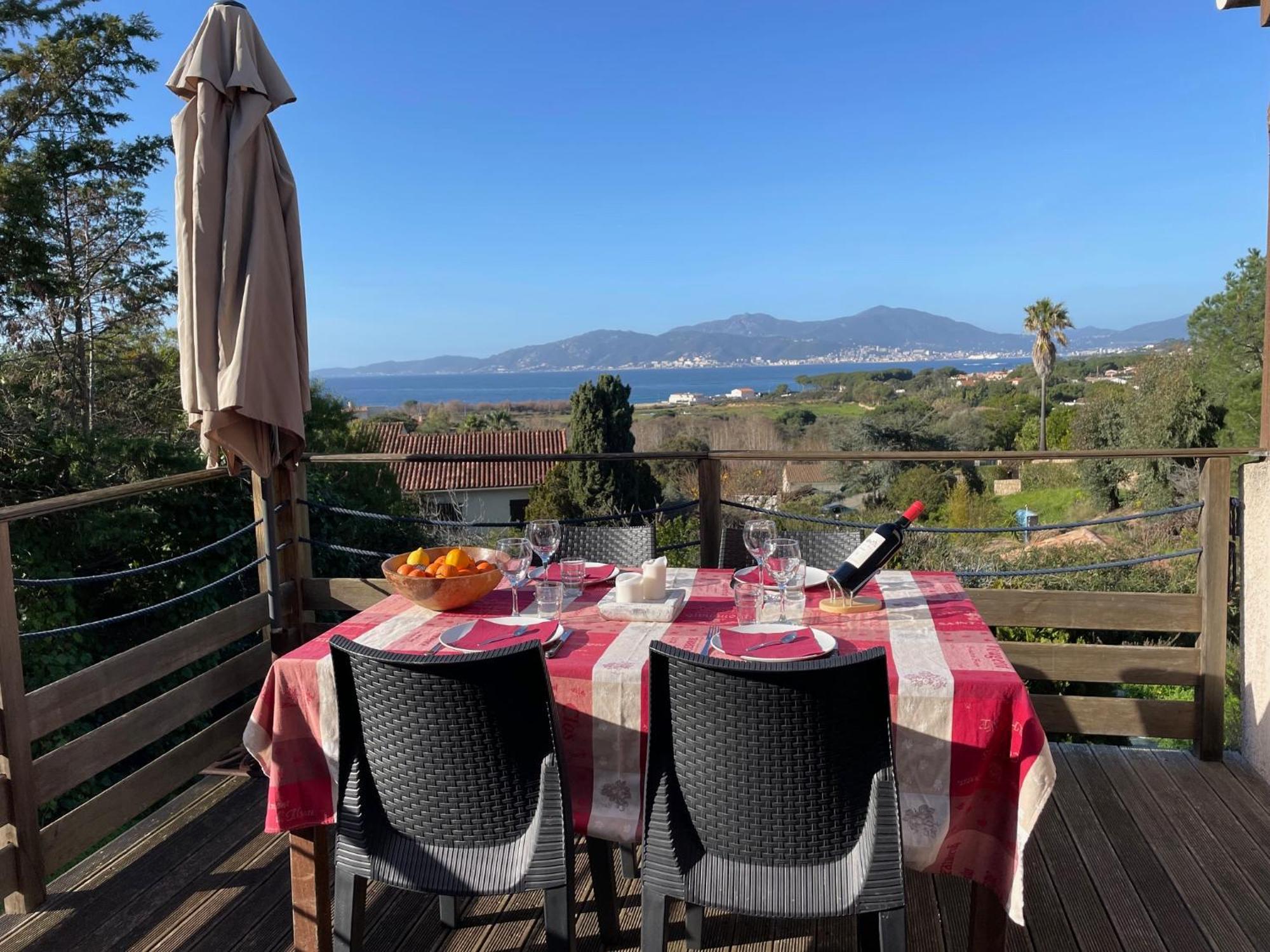 Corsicadream Arone Superbe Appartement Dans Villa, Vue Panoramique Mer, Piscine, Proche Porticcio Pietrosella Екстериор снимка